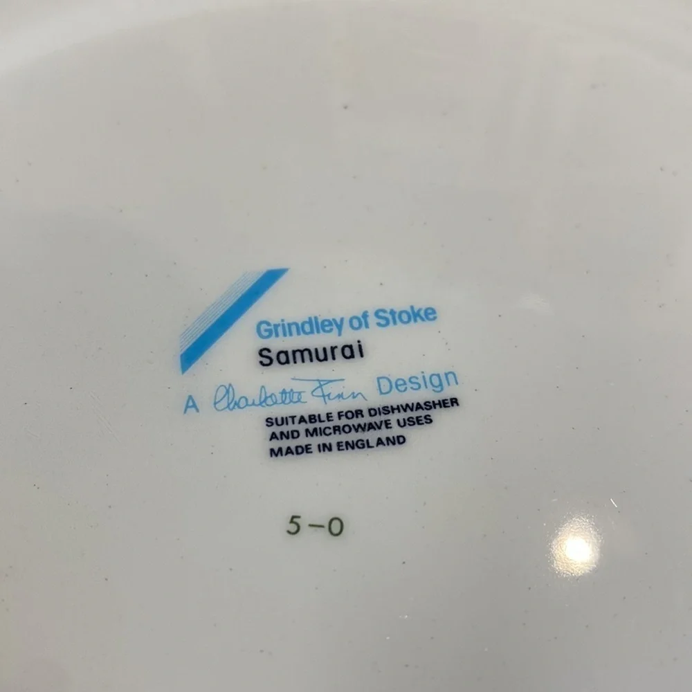 Grindley Of‎ Stoke | Samurai | Dinner Plate